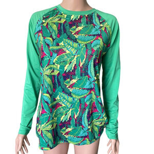 Reel Legends Keep-it-coll activewear Shirt long sleeves Women Sz M gently used